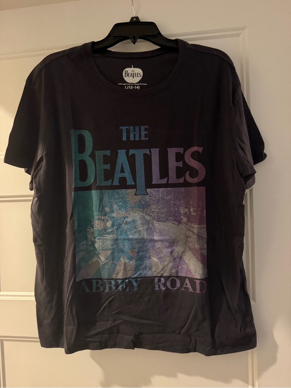 The Beatles Black Abbey Road Fade Graphic T‑Shirt